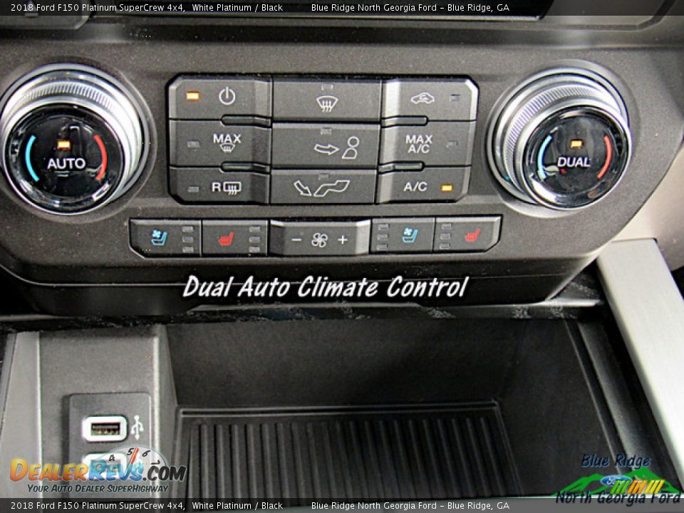 2018 Ford F150 Platinum SuperCrew 4x4 White Platinum / Black Photo #24