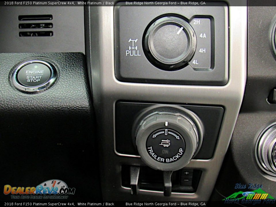 2018 Ford F150 Platinum SuperCrew 4x4 White Platinum / Black Photo #25