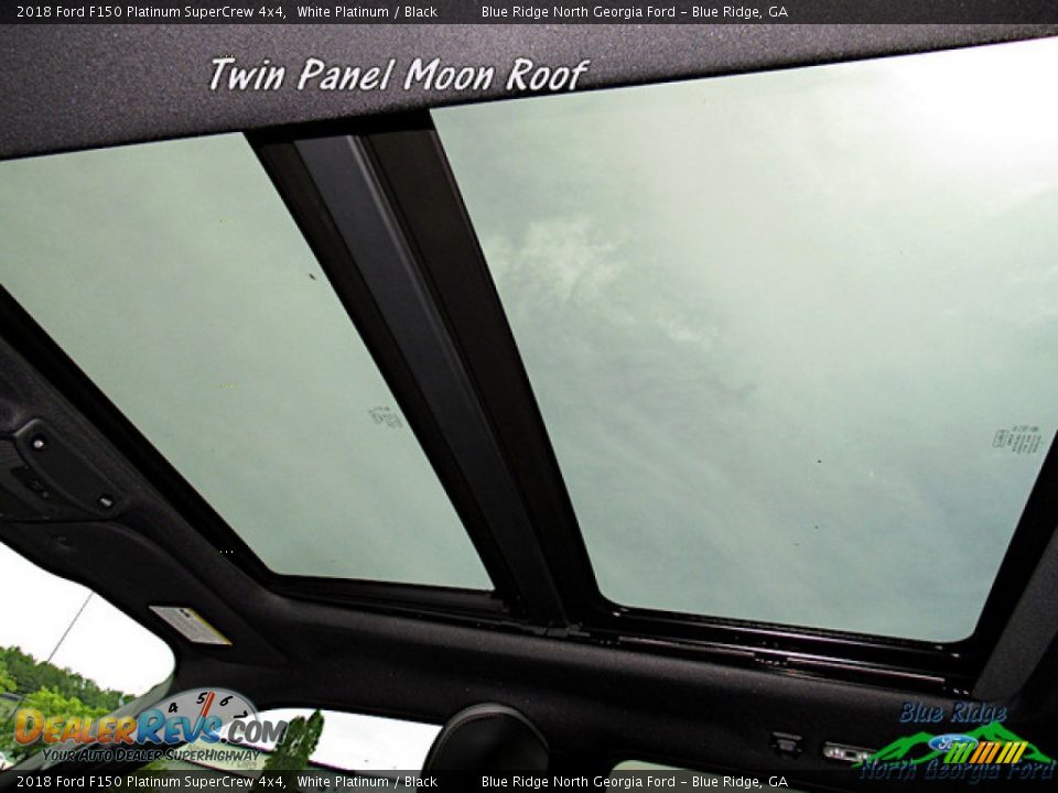 2018 Ford F150 Platinum SuperCrew 4x4 White Platinum / Black Photo #27