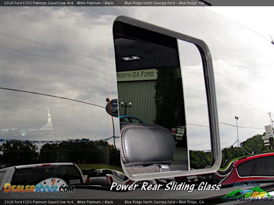 2018 Ford F150 Platinum SuperCrew 4x4 White Platinum / Black Photo #28