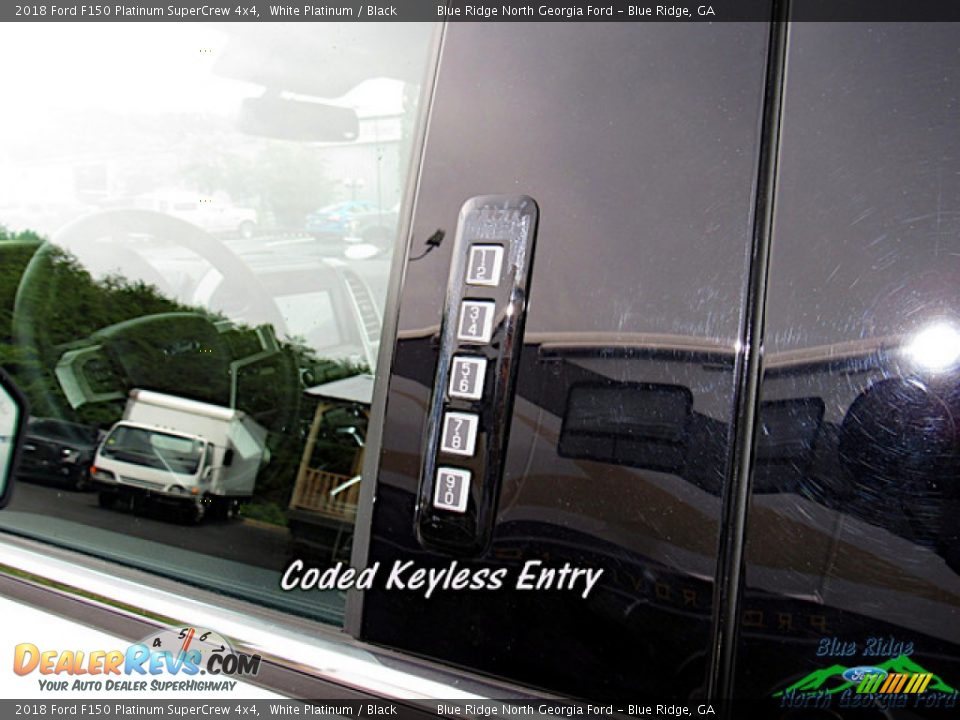 2018 Ford F150 Platinum SuperCrew 4x4 White Platinum / Black Photo #33