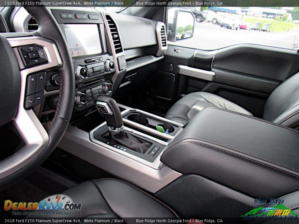 2018 Ford F150 Platinum SuperCrew 4x4 White Platinum / Black Photo #34