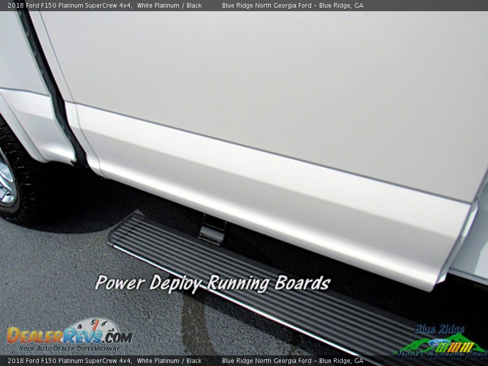 2018 Ford F150 Platinum SuperCrew 4x4 White Platinum / Black Photo #35