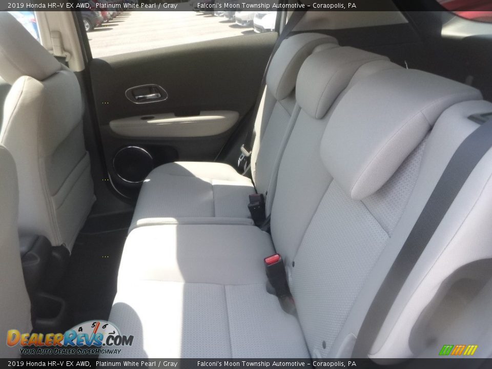2019 Honda HR-V EX AWD Platinum White Pearl / Gray Photo #9