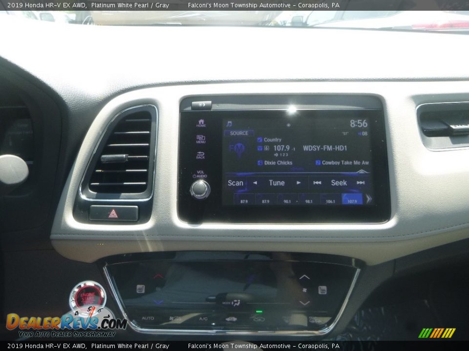 2019 Honda HR-V EX AWD Platinum White Pearl / Gray Photo #14
