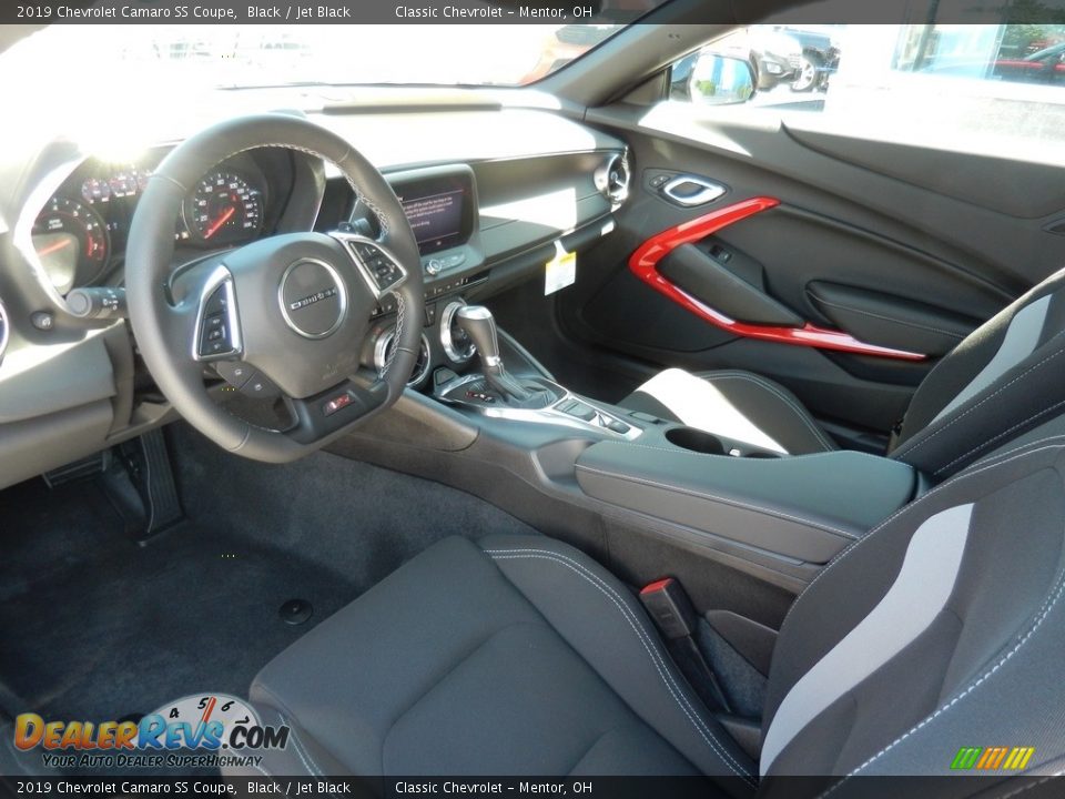 Jet Black Interior - 2019 Chevrolet Camaro SS Coupe Photo #6