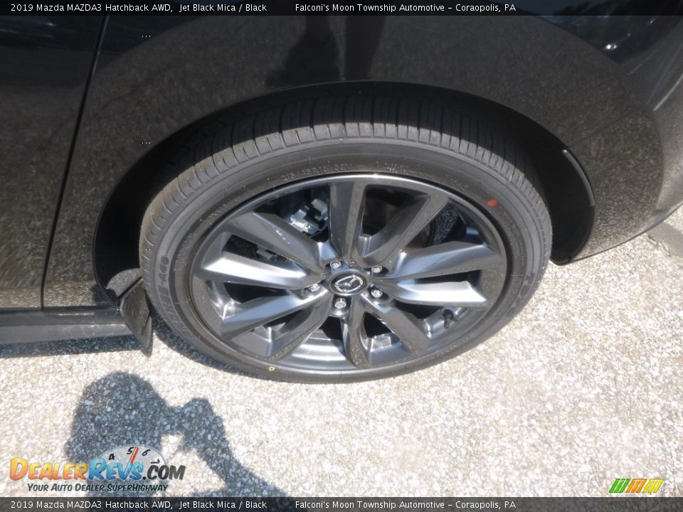2019 Mazda MAZDA3 Hatchback AWD Jet Black Mica / Black Photo #8