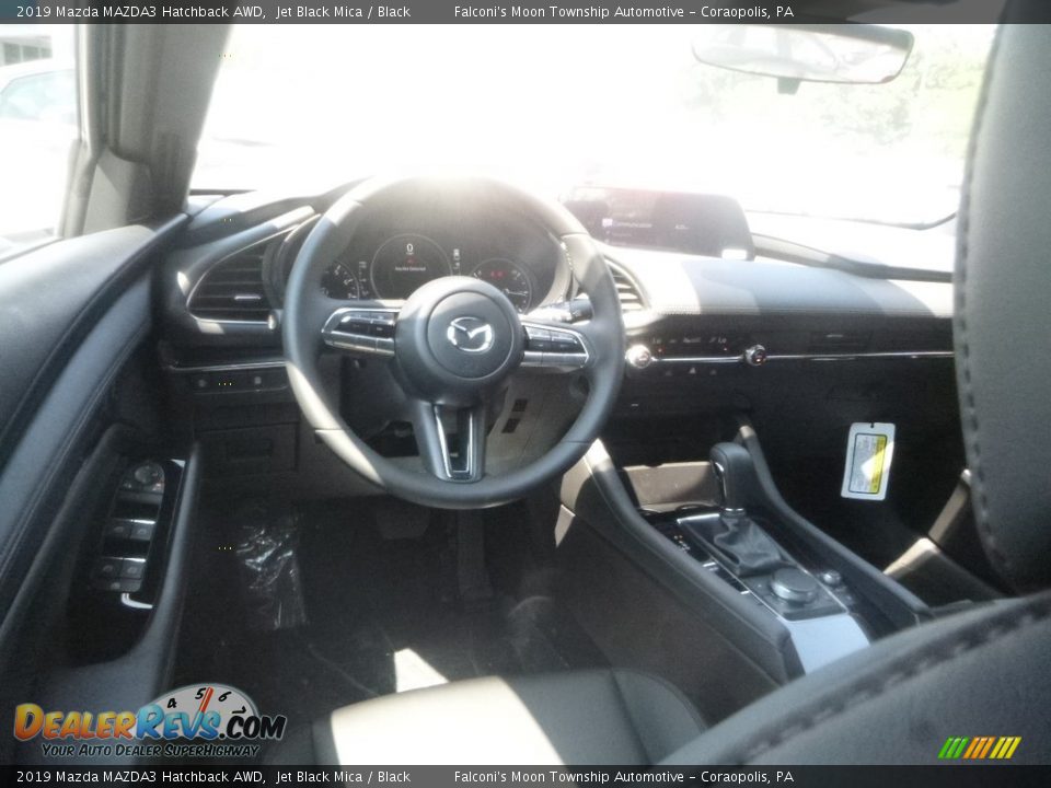 2019 Mazda MAZDA3 Hatchback AWD Jet Black Mica / Black Photo #10