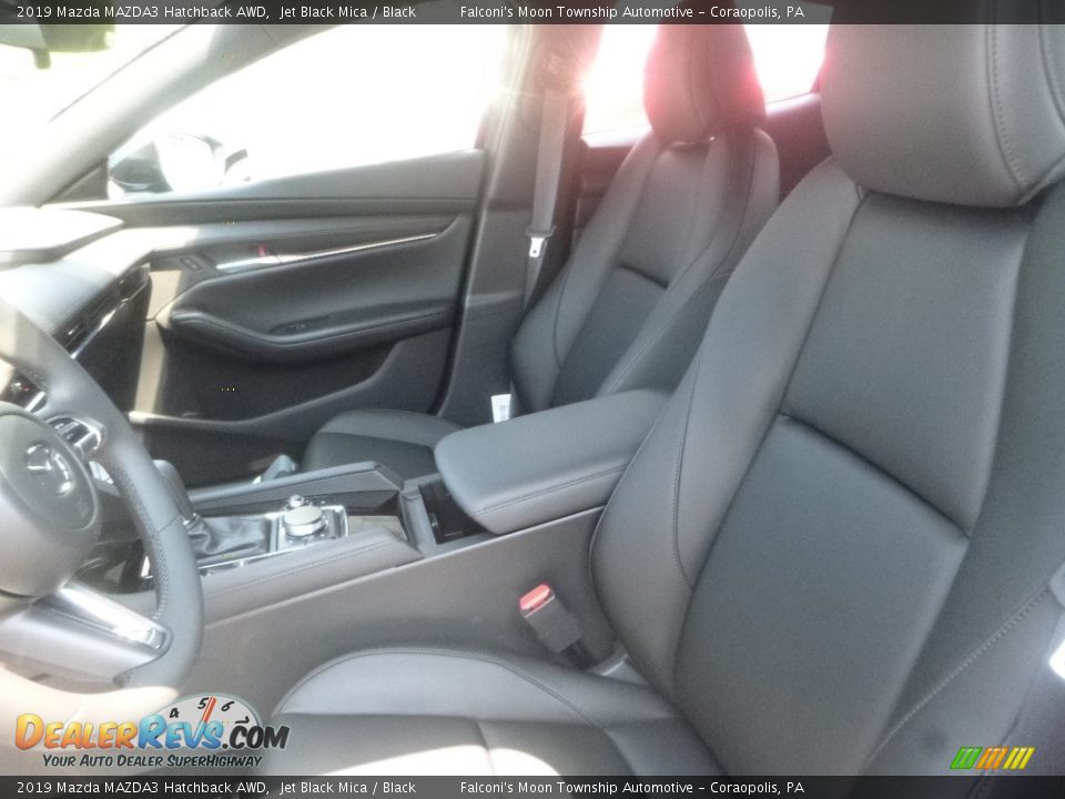 2019 Mazda MAZDA3 Hatchback AWD Jet Black Mica / Black Photo #11