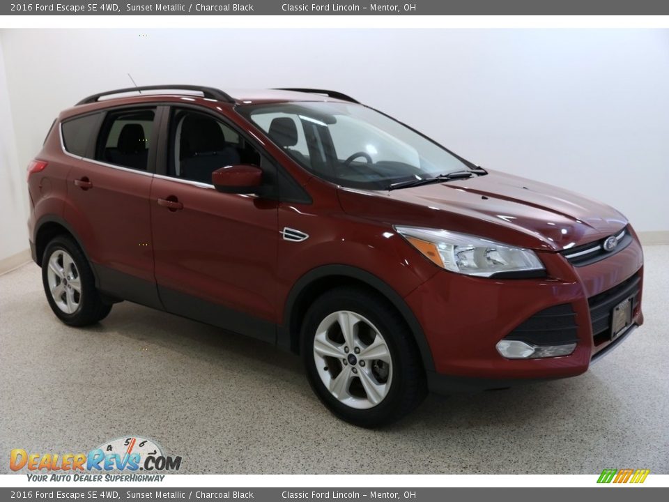 2016 Ford Escape SE 4WD Sunset Metallic / Charcoal Black Photo #1