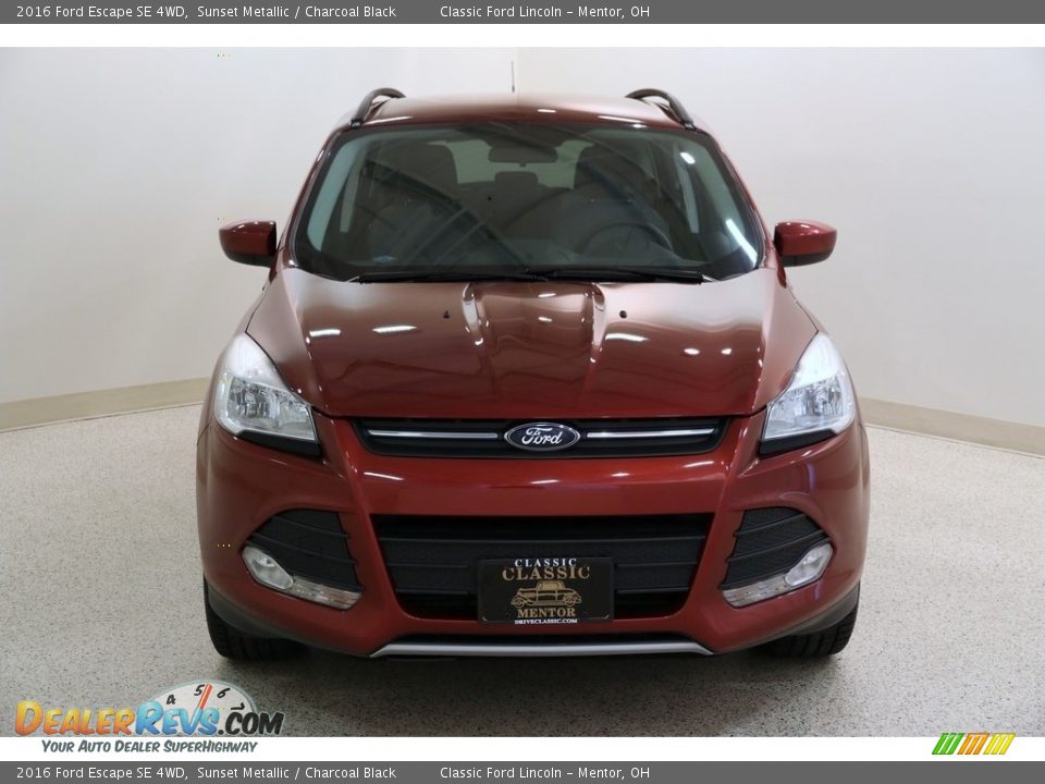 2016 Ford Escape SE 4WD Sunset Metallic / Charcoal Black Photo #2