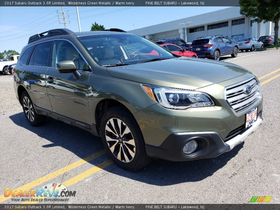 2017 Subaru Outback 3.6R Limited Wilderness Green Metallic / Warm Ivory Photo #1