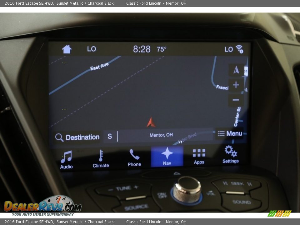 2016 Ford Escape SE 4WD Sunset Metallic / Charcoal Black Photo #13