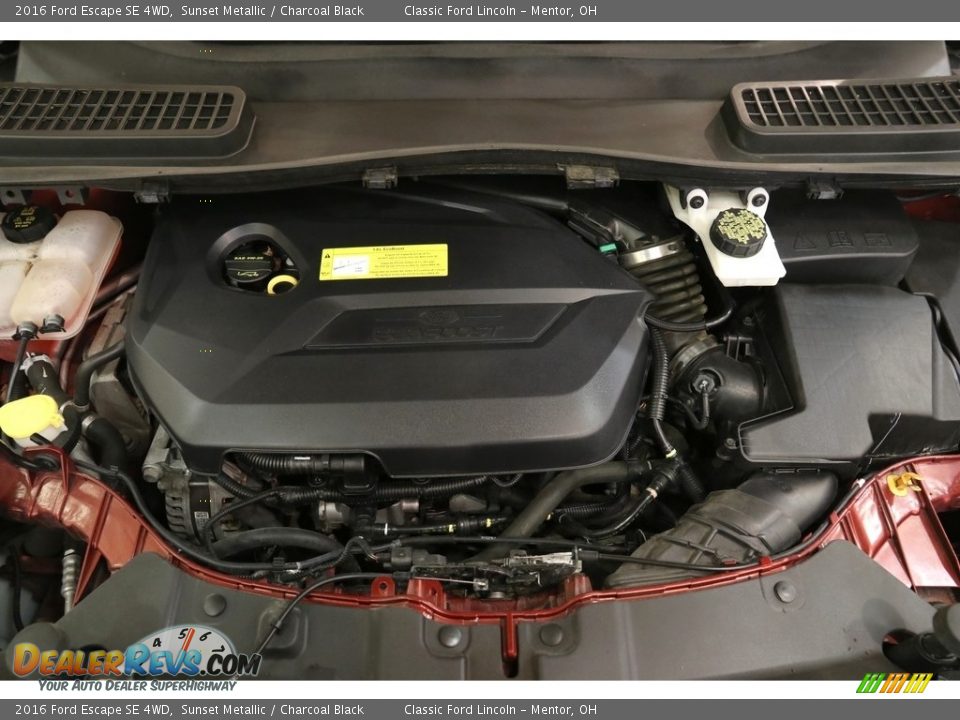 2016 Ford Escape SE 4WD Sunset Metallic / Charcoal Black Photo #19