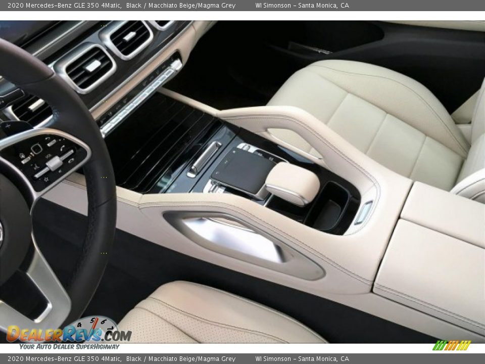 2020 Mercedes-Benz GLE 350 4Matic Black / Macchiato Beige/Magma Grey Photo #7