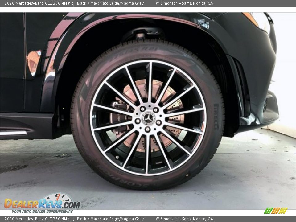 2020 Mercedes-Benz GLE 350 4Matic Black / Macchiato Beige/Magma Grey Photo #9