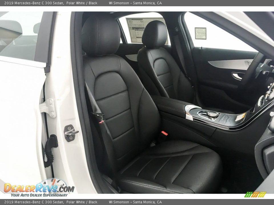 2019 Mercedes-Benz C 300 Sedan Polar White / Black Photo #5