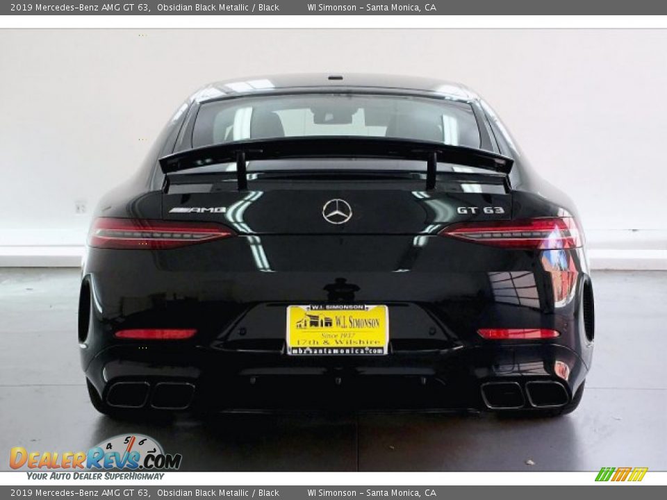 2019 Mercedes-Benz AMG GT 63 Obsidian Black Metallic / Black Photo #3