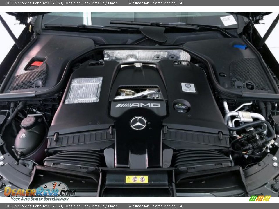 2019 Mercedes-Benz AMG GT 63 Obsidian Black Metallic / Black Photo #9