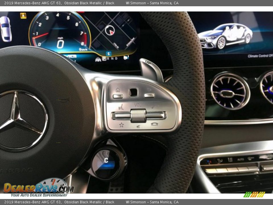 2019 Mercedes-Benz AMG GT 63 Obsidian Black Metallic / Black Photo #19