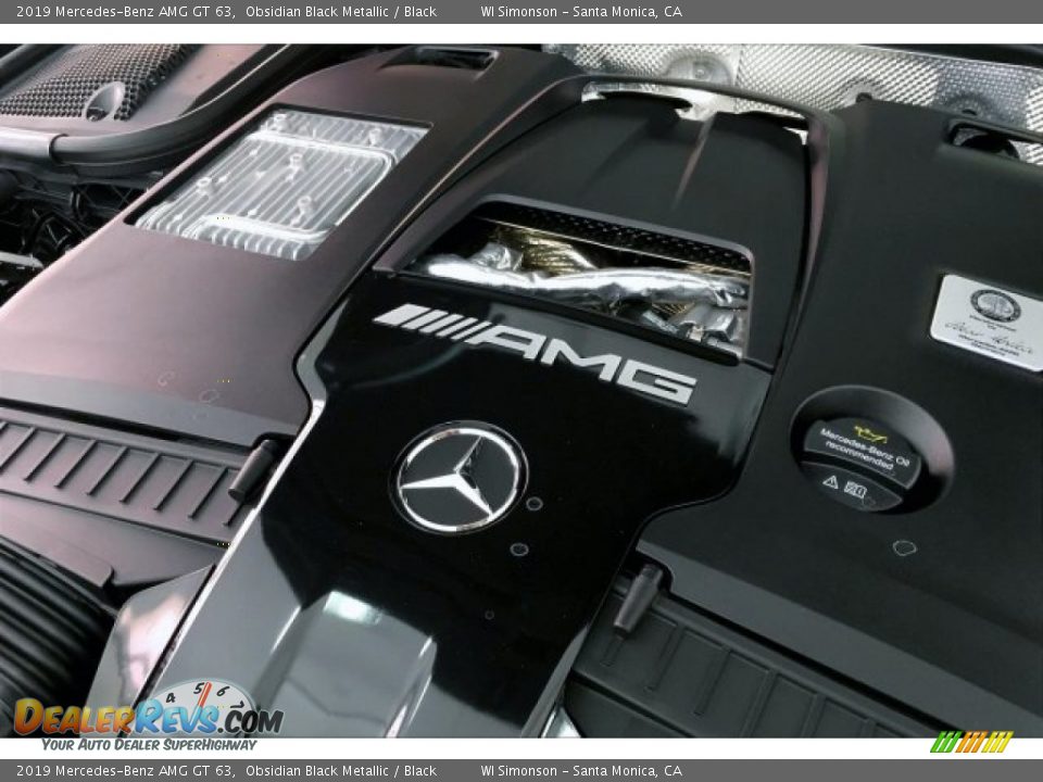 2019 Mercedes-Benz AMG GT 63 Obsidian Black Metallic / Black Photo #31