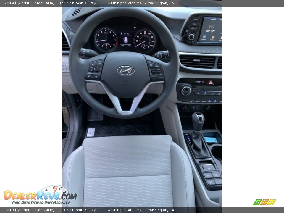 2019 Hyundai Tucson Value Black Noir Pearl / Gray Photo #14