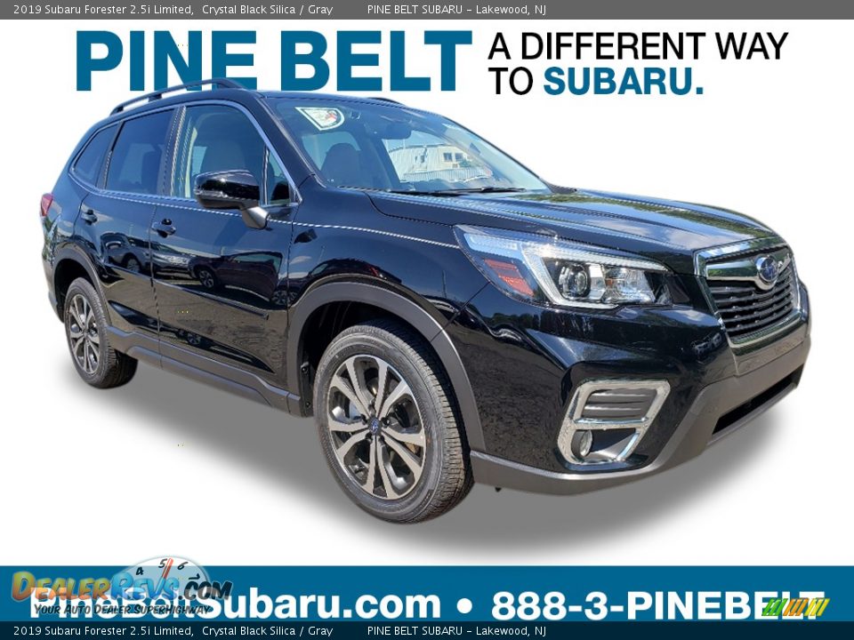 2019 Subaru Forester 2.5i Limited Crystal Black Silica / Gray Photo #1