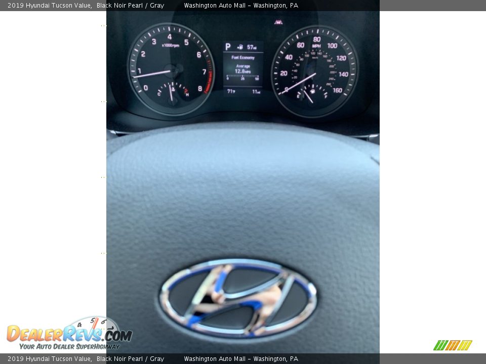 2019 Hyundai Tucson Value Black Noir Pearl / Gray Photo #31