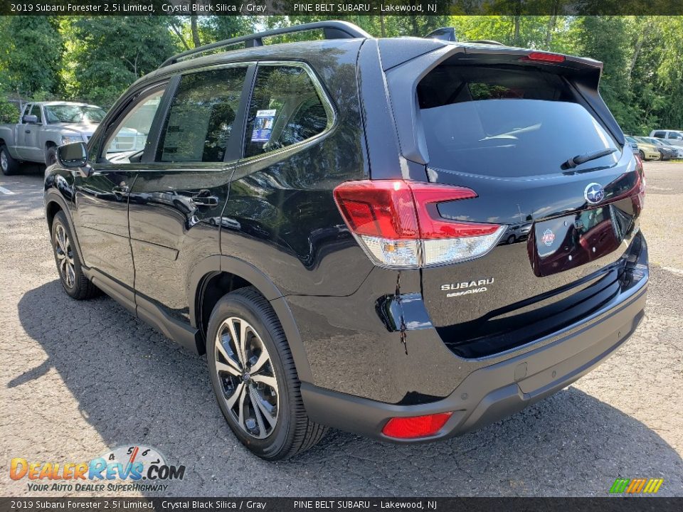 2019 Subaru Forester 2.5i Limited Crystal Black Silica / Gray Photo #4
