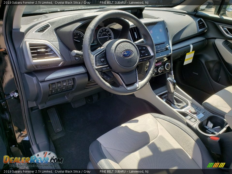 2019 Subaru Forester 2.5i Limited Crystal Black Silica / Gray Photo #8