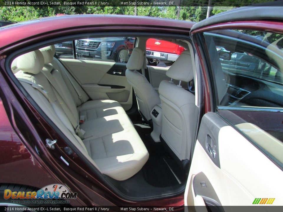 2014 Honda Accord EX-L Sedan Basque Red Pearl II / Ivory Photo #19