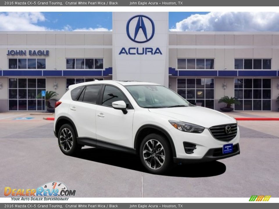 2016 Mazda CX-5 Grand Touring Crystal White Pearl Mica / Black Photo #1