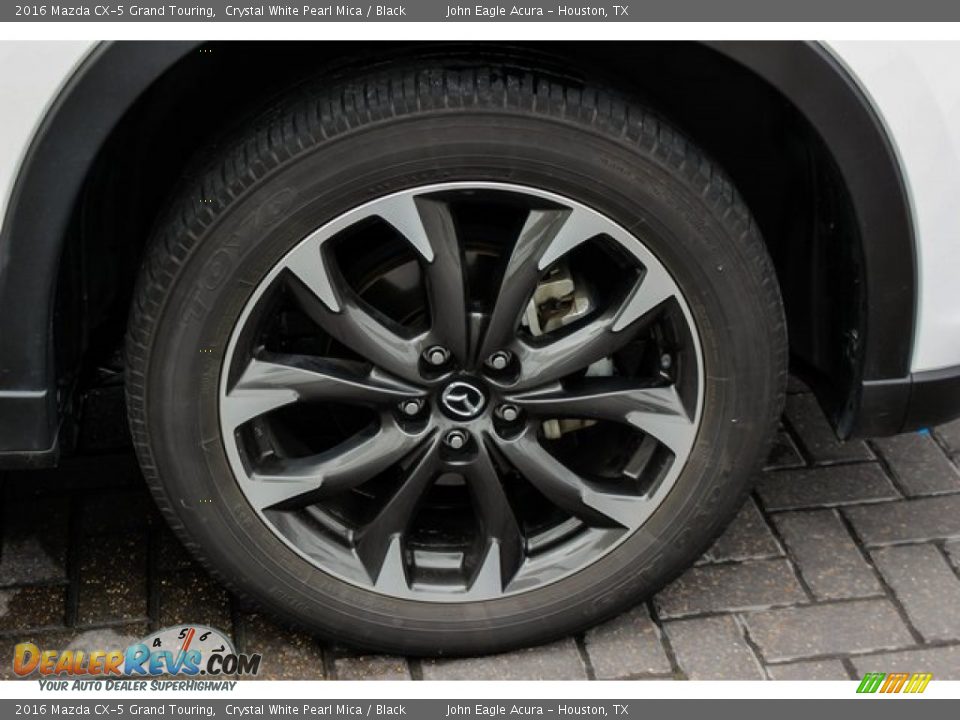 2016 Mazda CX-5 Grand Touring Crystal White Pearl Mica / Black Photo #10