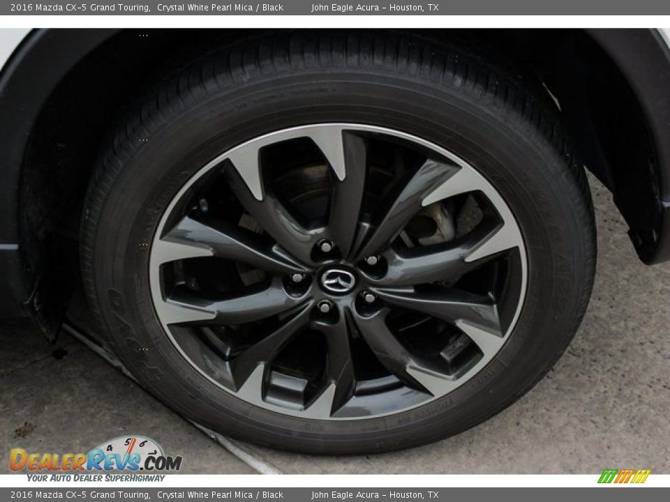 2016 Mazda CX-5 Grand Touring Crystal White Pearl Mica / Black Photo #13