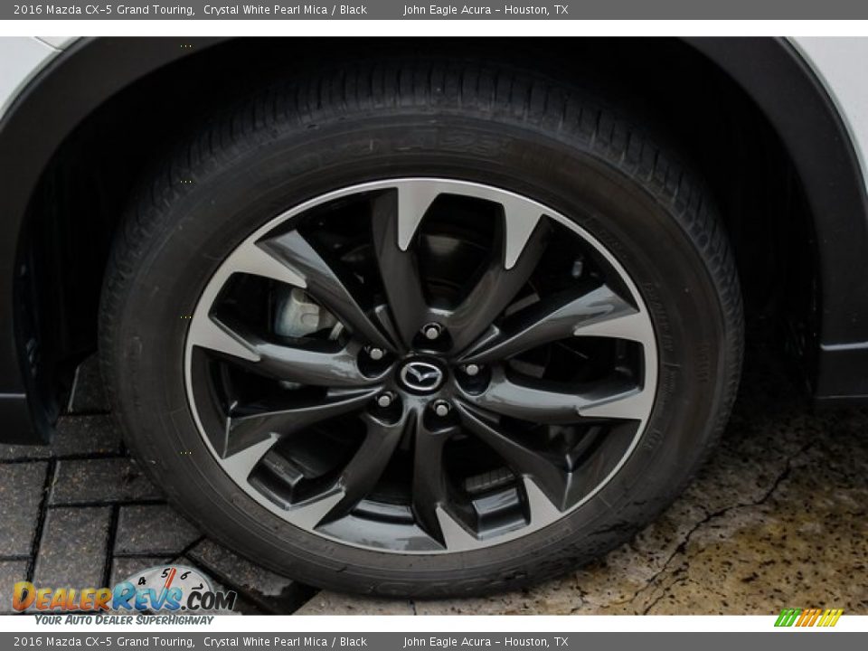 2016 Mazda CX-5 Grand Touring Crystal White Pearl Mica / Black Photo #14