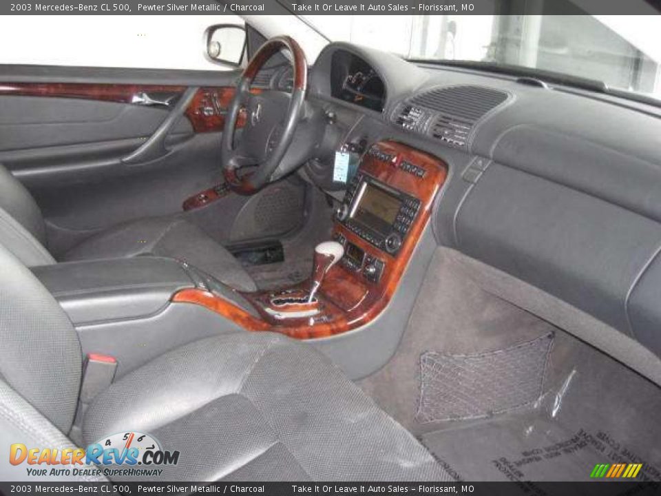 2003 Mercedes-Benz CL 500 Pewter Silver Metallic / Charcoal Photo #1