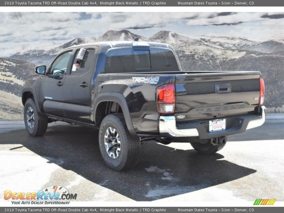 2019 Toyota Tacoma TRD Off-Road Double Cab 4x4 Midnight Black Metallic / TRD Graphite Photo #3