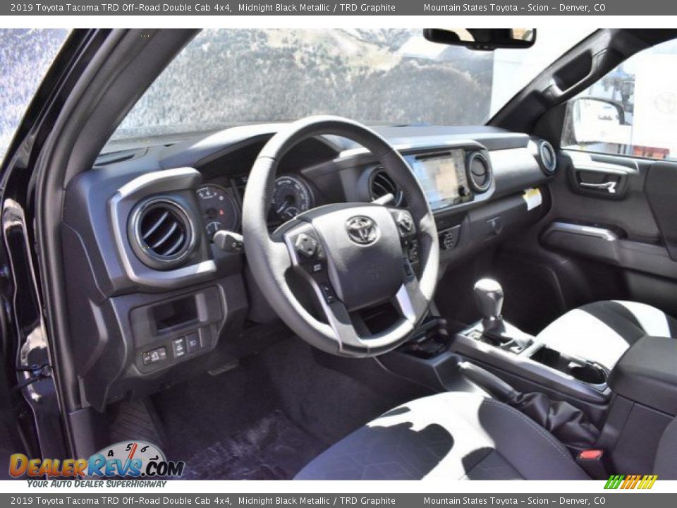 2019 Toyota Tacoma TRD Off-Road Double Cab 4x4 Midnight Black Metallic / TRD Graphite Photo #5