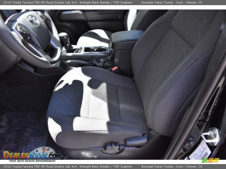 2019 Toyota Tacoma TRD Off-Road Double Cab 4x4 Midnight Black Metallic / TRD Graphite Photo #6