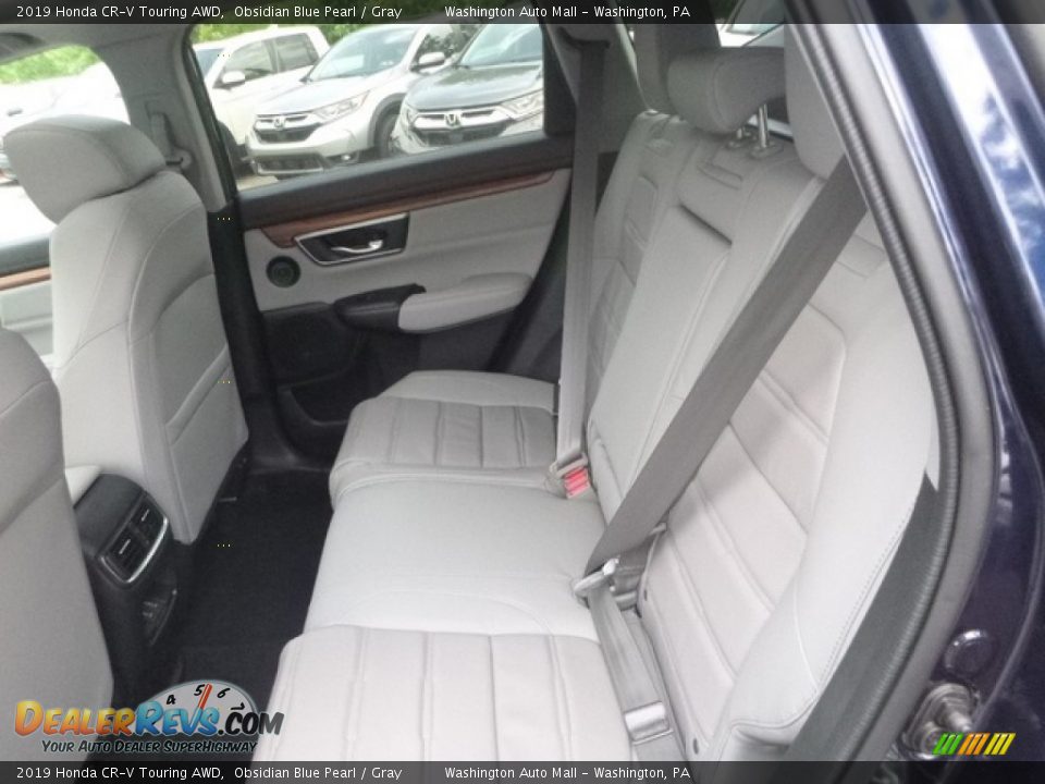 2019 Honda CR-V Touring AWD Obsidian Blue Pearl / Gray Photo #9