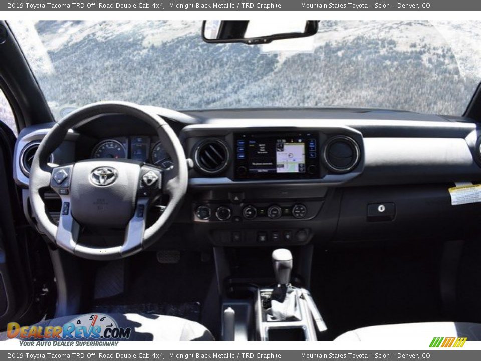 2019 Toyota Tacoma TRD Off-Road Double Cab 4x4 Midnight Black Metallic / TRD Graphite Photo #7