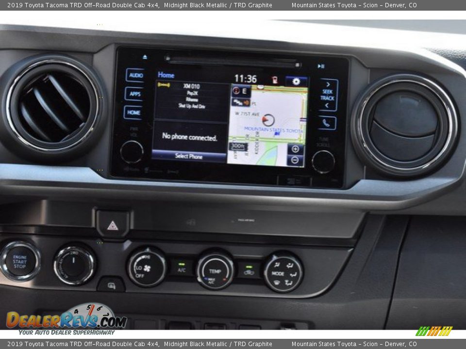 2019 Toyota Tacoma TRD Off-Road Double Cab 4x4 Midnight Black Metallic / TRD Graphite Photo #8