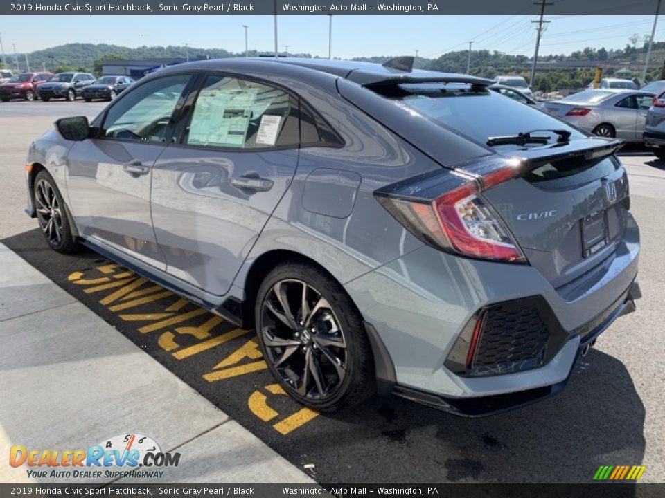 2019 Honda Civic Sport Hatchback Sonic Gray Pearl / Black Photo #5