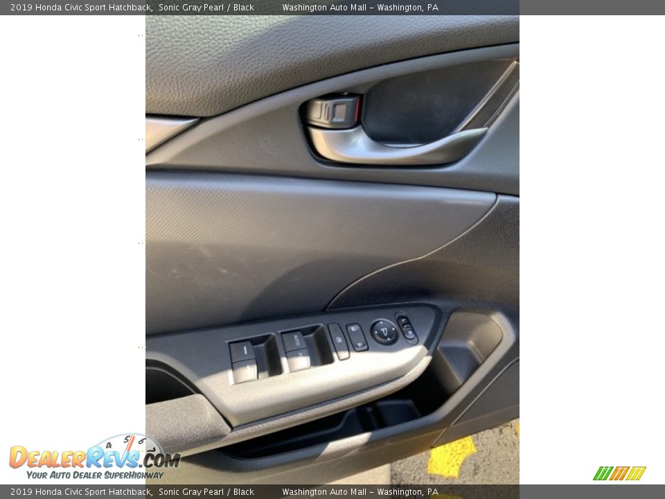 2019 Honda Civic Sport Hatchback Sonic Gray Pearl / Black Photo #11