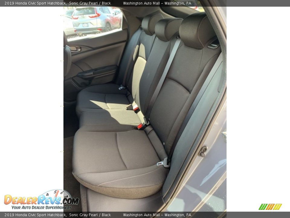 2019 Honda Civic Sport Hatchback Sonic Gray Pearl / Black Photo #18