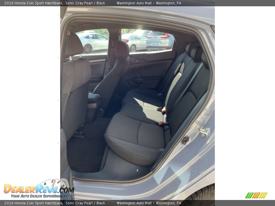 2019 Honda Civic Sport Hatchback Sonic Gray Pearl / Black Photo #19