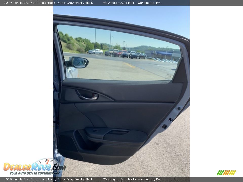 2019 Honda Civic Sport Hatchback Sonic Gray Pearl / Black Photo #23