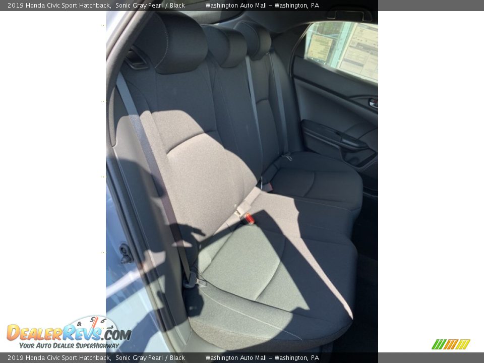 2019 Honda Civic Sport Hatchback Sonic Gray Pearl / Black Photo #24