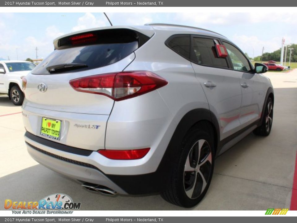 2017 Hyundai Tucson Sport Molten Silver / Gray Photo #22