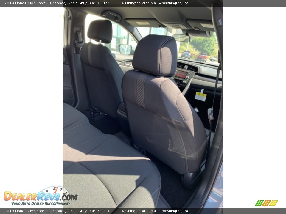 2019 Honda Civic Sport Hatchback Sonic Gray Pearl / Black Photo #25
